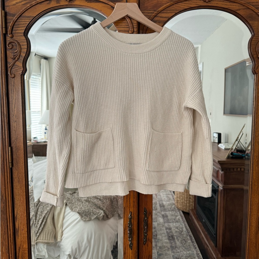 Patch Pocket Pullover Sweater - image 3